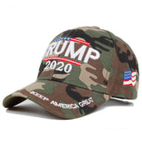 Donald Trump 2020 Cap Camouflage USA Flag Baseball Caps Keep America Great camo Hat 3D Embroidery Star Letter Camo Army