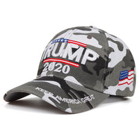 Donald Trump 2020 Cap Camouflage USA Flag Baseball Caps Keep America Great camo Hat 3D Embroidery Star Letter Camo Army