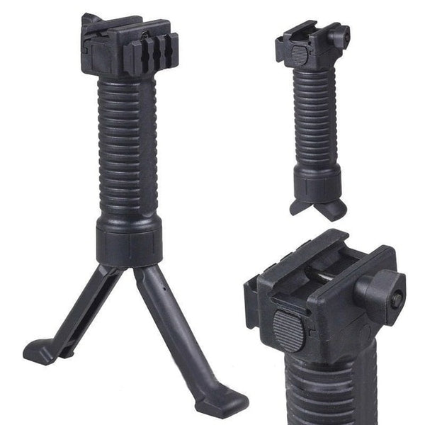 Tactical Polymer VFG Vertical Grip Folding Bipod Foregrip M4 M16 AR15