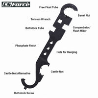 AR15 Combo Wrench Castle Nut Wrench Barrel Nut Wrench