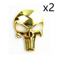 3D Punisher Skull Deadpool Magwell Metal Decal Badge Sticker for AR15 AK47 M4 M16 Airsoft Rifle Pistol Gun Hunting Accessories