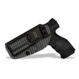 Carbon Fiber Woven KYDEX Gun Holster Fits: Glock 19 23 25 32 Cz p10c Inside Concealed Carry Pistol Case