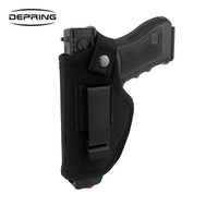 Gun Holster Depring IWB OWB Concealed Carry Holster for Right and Left Hand Draw Fits Subcompact to Large Handguns