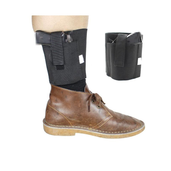 Ankle Holster Outdoor Tactical Black Invisible Leg Holster Pistol Sleeve Elastic