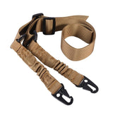 Multi-function Tactical Rifle Sling M4 AR15 Strap Durable 1.4m 2 Point Nylon Adjustable Bungee System Kit Hunting Accessories