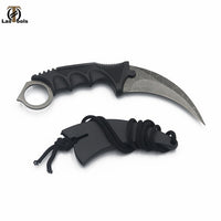 Steel Claw knives Hunting Knife CS GO Tactical Claw Neck Knife Camp Hike Outdoor Self Defense  Hunting Survival Tools Knife