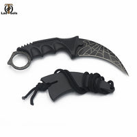 Steel Claw knives Hunting Knife CS GO Tactical Claw Neck Knife Camp Hike Outdoor Self Defense  Hunting Survival Tools Knife