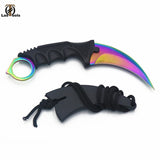 Steel Claw knives Hunting Knife CS GO Tactical Claw Neck Knife Camp Hike Outdoor Self Defense  Hunting Survival Tools Knife