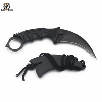 Steel Claw knives Hunting Knife CS GO Tactical Claw Neck Knife Camp Hike Outdoor Self Defense  Hunting Survival Tools Knife