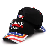 New Donald Trump 2020 Cap USA Flag Baseball Caps Keep America Great Snapback President Hat 3D Embroidery Wholesale Drop Shipping