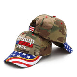 New Donald Trump 2020 Cap USA Flag Baseball Caps Keep America Great Snapback President Hat 3D Embroidery Wholesale Drop Shipping