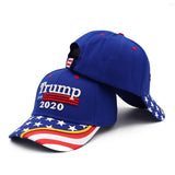 New Donald Trump 2020 Cap USA Flag Baseball Caps Keep America Great Snapback President Hat 3D Embroidery Wholesale Drop Shipping