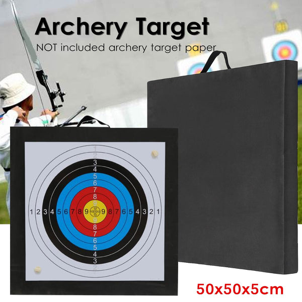 Target High Density EVA Foam Shooting Practice Board Outdoor Sport Hunting Accessories Recurve Crossbow 20”x20”x2” Black