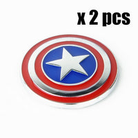 3D Punisher Skull Deadpool Magwell Metal Decal Badge Sticker for AR15 AK47 M4 M16 Airsoft Rifle Pistol Gun Hunting Accessories