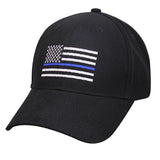 American Flag Thin Blue Line Flag Tactical Hats For Police Law Enforcement Back The Blue Embroidered Cap