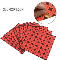 360 pcs Self Adhesive Shooting Targets Stickers Outdoor Hunting Target