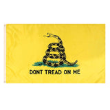 3x5 Don't Tread On Me Hanging Flag Fade Resistant Double Stitched Tea Party Flags Gadsden Flags