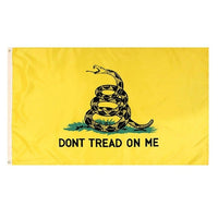 3x5 Don't Tread On Me Hanging Flag Fade Resistant Double Stitched Tea Party Flags Gadsden Flags