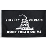 3x5 Don't Tread On Me Hanging Flag Fade Resistant Double Stitched Tea Party Flags Gadsden Flags