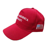 2020 Donald Trump Red Black Hat Re-Election Keep America Great Embroidery USA Flag  Cap Cotton Baseball Hat Cap Mesh Cap