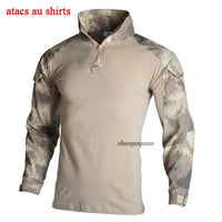 Outdoor Airsoft Paintball Clothing Military Shooting Uniform Tactical Combat Camouflage Shirts Cargo Pants Elbow Knee Pads Suits