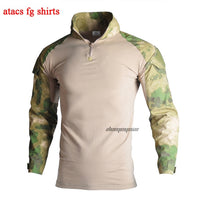 Outdoor Airsoft Paintball Clothing Military Shooting Uniform Tactical Combat Camouflage Shirts Cargo Pants Elbow Knee Pads Suits
