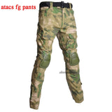 Outdoor Airsoft Paintball Clothing Military Shooting Uniform Tactical Combat Camouflage Shirts Cargo Pants Elbow Knee Pads Suits