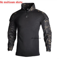 Outdoor Airsoft Paintball Clothing Military Shooting Uniform Tactical Combat Camouflage Shirts Cargo Pants Elbow Knee Pads Suits