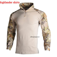 Outdoor Airsoft Paintball Clothing Military Shooting Uniform Tactical Combat Camouflage Shirts Cargo Pants Elbow Knee Pads Suits