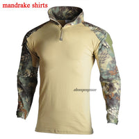 Outdoor Airsoft Paintball Clothing Military Shooting Uniform Tactical Combat Camouflage Shirts Cargo Pants Elbow Knee Pads Suits