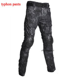 Outdoor Airsoft Paintball Clothing Military Shooting Uniform Tactical Combat Camouflage Shirts Cargo Pants Elbow Knee Pads Suits