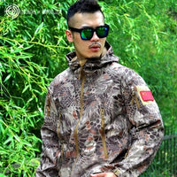 Tactical Jacket Softshell Windproof Hunting Jackets Military Camouflage Outdoor Sport Hiking Outerwear Army Jackets