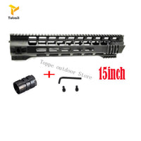 7/10/12/15 Inch M4 M16 AR15 Free Float M-Lok Handguard Picatinny Rail with steel Barrel Nut