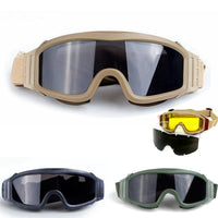 Military Army Shooting Hunting Combat Safety Googles Glasses Tactical