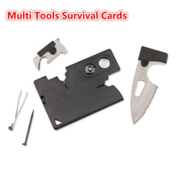 9 in 1 Portable Durable Card Knife Tactical EDC Tool Outdoor Sports Camping Survival Self-defense Equipment