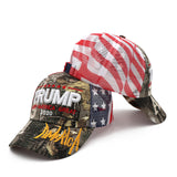 Drop Ship New Donald Trump 2020 Cap Camouflage USA Flag Baseball Caps Keep America Great Again Snapback President Hat Embroidery