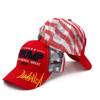 Drop Ship New Donald Trump 2020 Cap Camouflage USA Flag Baseball Caps Keep America Great Again Snapback President Hat Embroidery