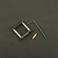 .154 Non-Rotating Anti-Walk Pins with Black Side Plates Trigger Hammer Pins AR15