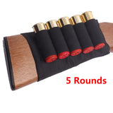 5/8/9/14 Rounds Gun Bullet Holder Hunting Cartridge Ammo Pouch Can Butt Stock Shotgun Shell Holder Elastic Ammo Tactical Holster