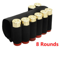 5/8/9/14 Rounds Gun Bullet Holder Hunting Cartridge Ammo Pouch Can Butt Stock Shotgun Shell Holder Elastic Ammo Tactical Holster