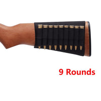 5/8/9/14 Rounds Gun Bullet Holder Hunting Cartridge Ammo Pouch Can Butt Stock Shotgun Shell Holder Elastic Ammo Tactical Holster