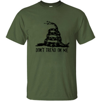 Heather Military Green Don T Tread On Me Tee With T-Shirt Men Large T Shirt Mens Tee Shirt Unisex Cotton Fitness Design Tops