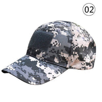 Camouflage Flag Patch Baseball Cap Men Multi-pattern Outdoor Sporting Caps Digital Camo Tactical Nylon Fastener Tape Design Hats