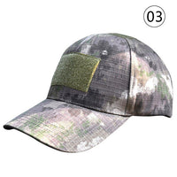 Camouflage Flag Patch Baseball Cap Men Multi-pattern Outdoor Sporting Caps Digital Camo Tactical Nylon Fastener Tape Design Hats