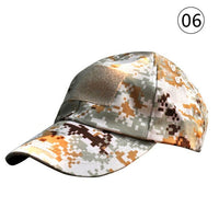 Camouflage Flag Patch Baseball Cap Men Multi-pattern Outdoor Sporting Caps Digital Camo Tactical Nylon Fastener Tape Design Hats