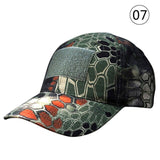 Camouflage Flag Patch Baseball Cap Men Multi-pattern Outdoor Sporting Caps Digital Camo Tactical Nylon Fastener Tape Design Hats