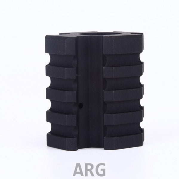 AR15 .750 Aluminum Quadrail Clamp On Gas Block Low Profile free shipping