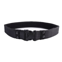 Heavy Duty Tactical Adjustable Waist Belt 2 Inch Outdoor Hiking Climbing Load Bearing Utility Waistband Police Belt Duty Belt