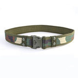 Heavy Duty Tactical Adjustable Waist Belt 2 Inch Outdoor Hiking Climbing Load Bearing Utility Waistband Police Belt Duty Belt