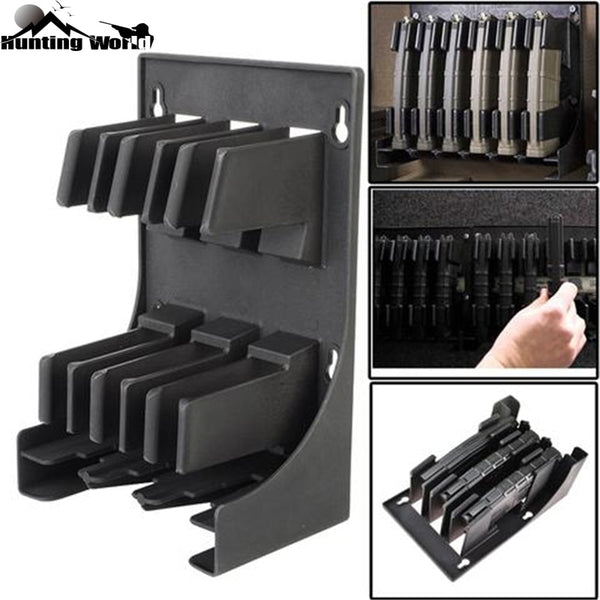 Tactical AR-15 5.56 .223 Caliber Mags MAG Pouch Rack Magazine Storage Holder AR15